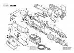 Bosch 0 601 937 5A0 Gsb 12 Vse-2 Cordless Impact Drill 12 V / Eu Spare Parts